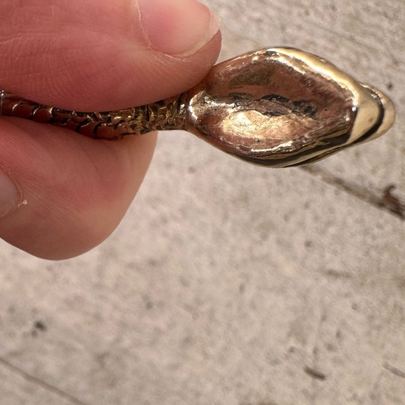 Vintage Whiting And Davis Coiled Mesh Snake Bracelet - Picture 2 of 8